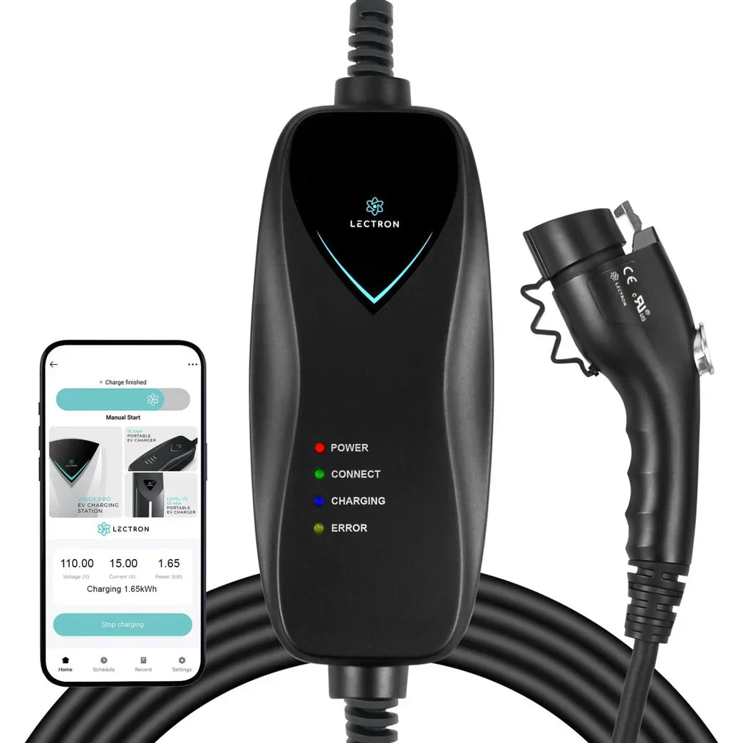 120V J1772 Portable Charger w/ App
